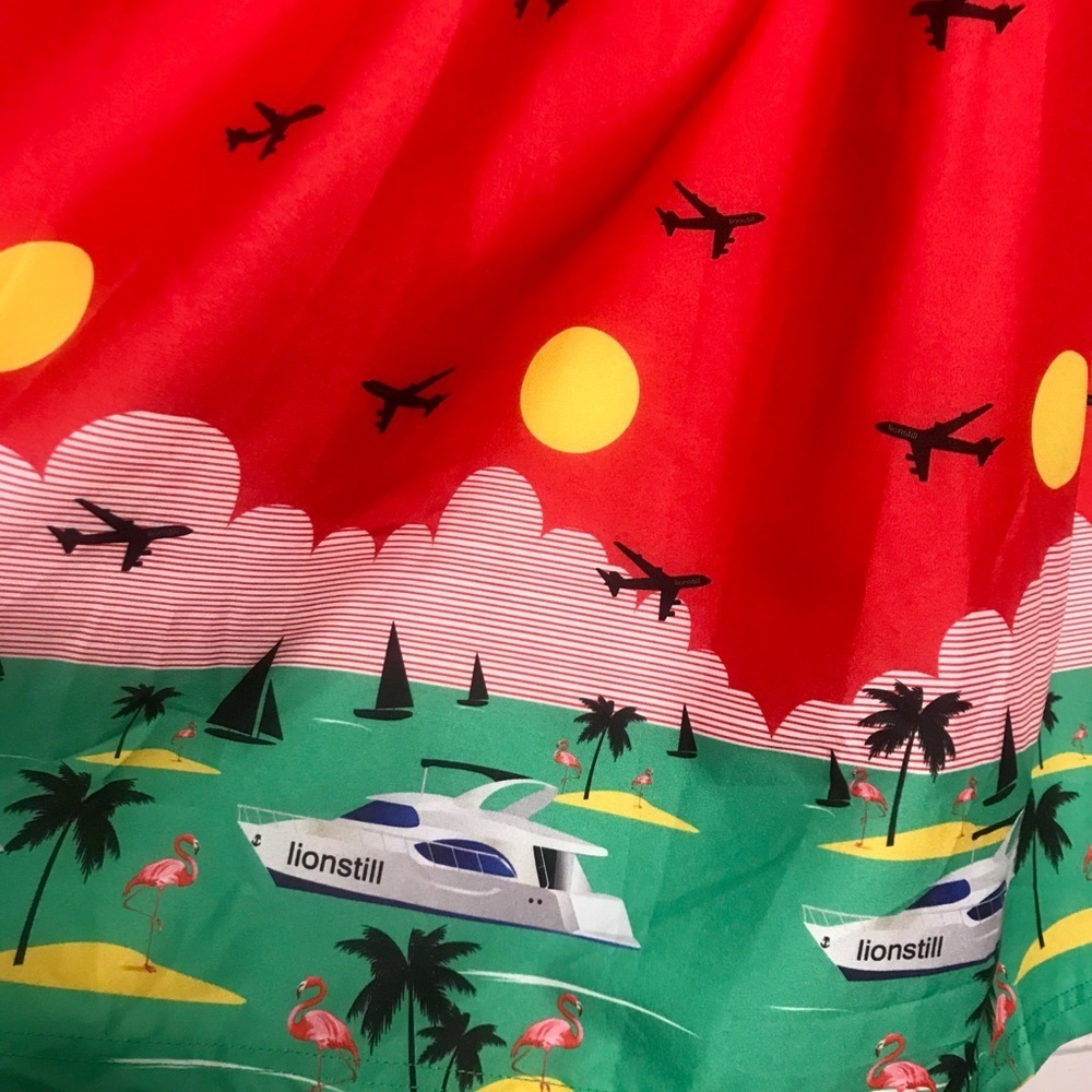 NWOT Watermelon Sunset Swing Dress - Picture 8 of 8